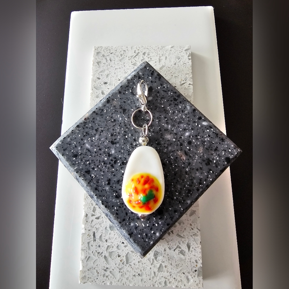 Bohemian Trinkets Deviled Egg Journal/Bag Charm